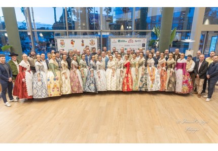 La Federación de Fallas de 1ªA inaugura la Exposición de Maquetas y Bocetos de 2026 en el Hotel Meliá Valencia